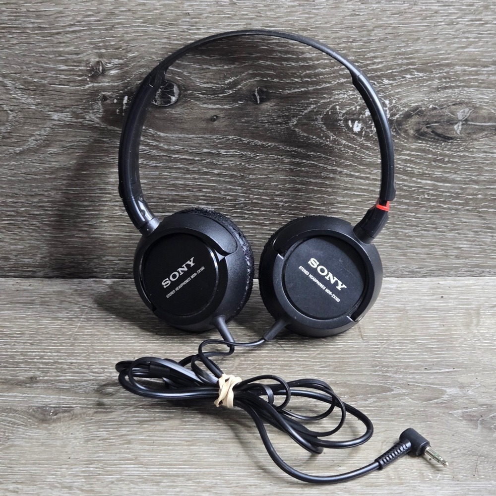 Sony MDR-ZX100 Black Foldable Wired On-Ear Stereo Headphones Tested